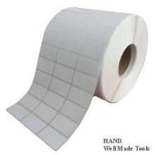 Get HAND Plain Labels, Tailor labels, White Rectangular 32x19mm, Roll of 5000 Pcs