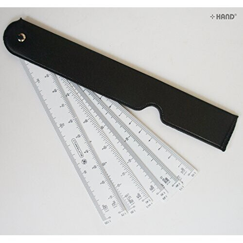 NO.0217 Pocket Ratio Pattern Aid Clothes Making Ruler with Ratio Guide All in One 1