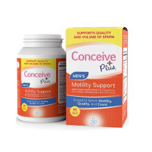 Sasmar Conceive Plus Men's Motility Support - 60 Capsules | Supports Sperm Health, Volume & Count, Vegetarian