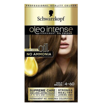 Schwarzkopf Oleo Intense Permanent Oil Hair Colour - Gold Brown 4-60