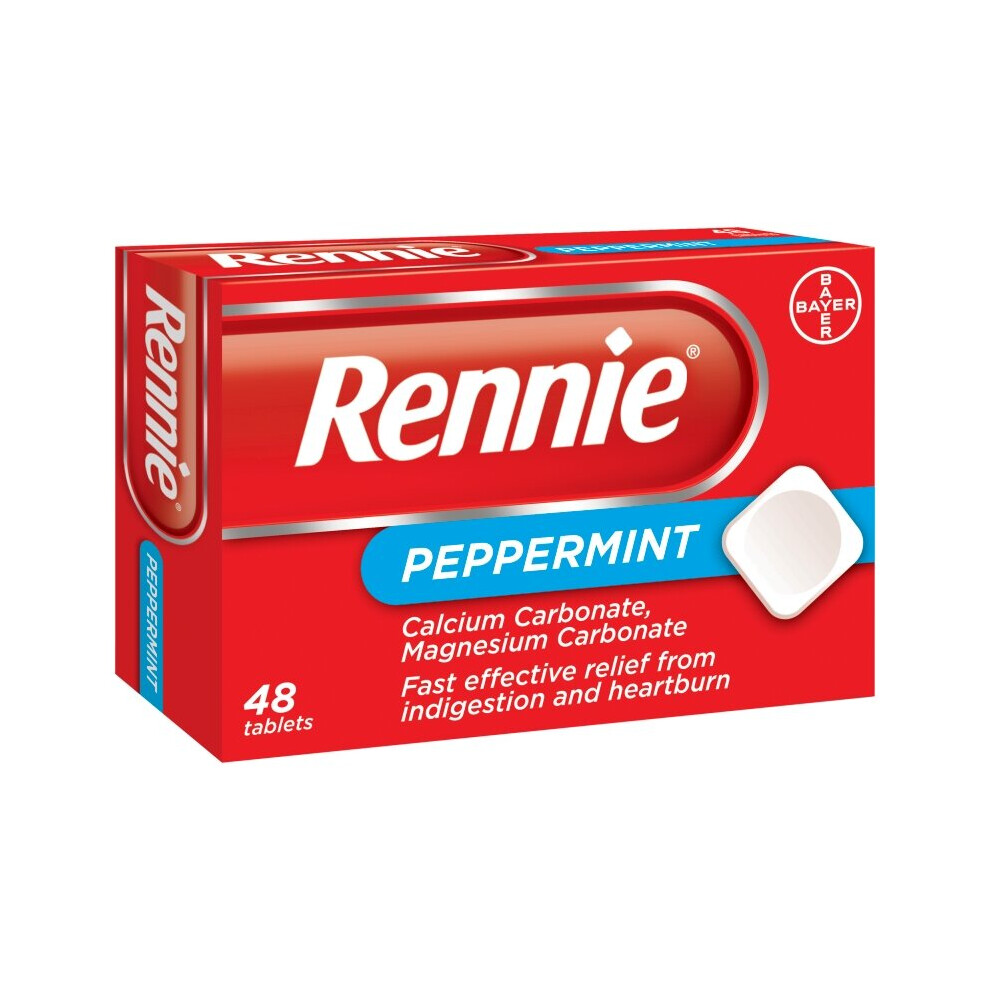 Rennie Peppermint 48 Tablets