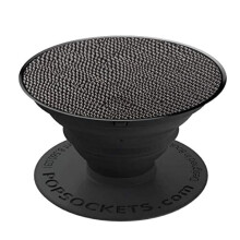 PopSockets Expanding Stand and Grip for Smartphones - Saffiano Black