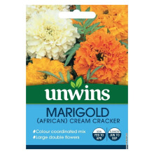 Unwins Grow Your Own Marigold African Cream Cracker Flower Seeds