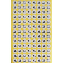 Round Size Stickers, Garments, Hanger- 13mm Diameter, 15 Sheets 132 Stickers/Sheet (XL)