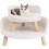 Bingopaw (S(40cm)) Elevated Cat Beds, Cat Stool Bed Durable Round Cat Chair Cushion Sofa 2