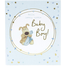 Baby Boy Congratulations Card - New Baby Card - Sweet Boofle Design