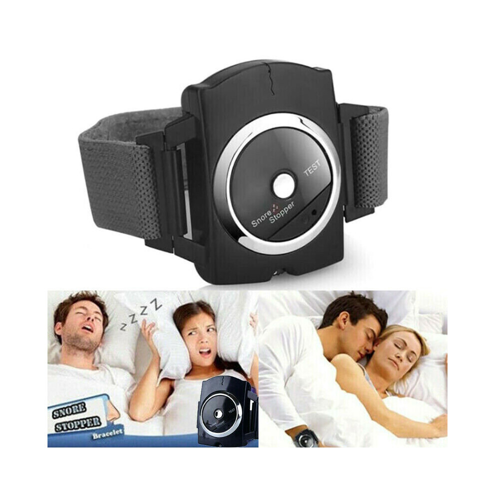 Electronic Snore Stopper Anti-Snore Wrist Bracelet Watch Device Sleep Aid