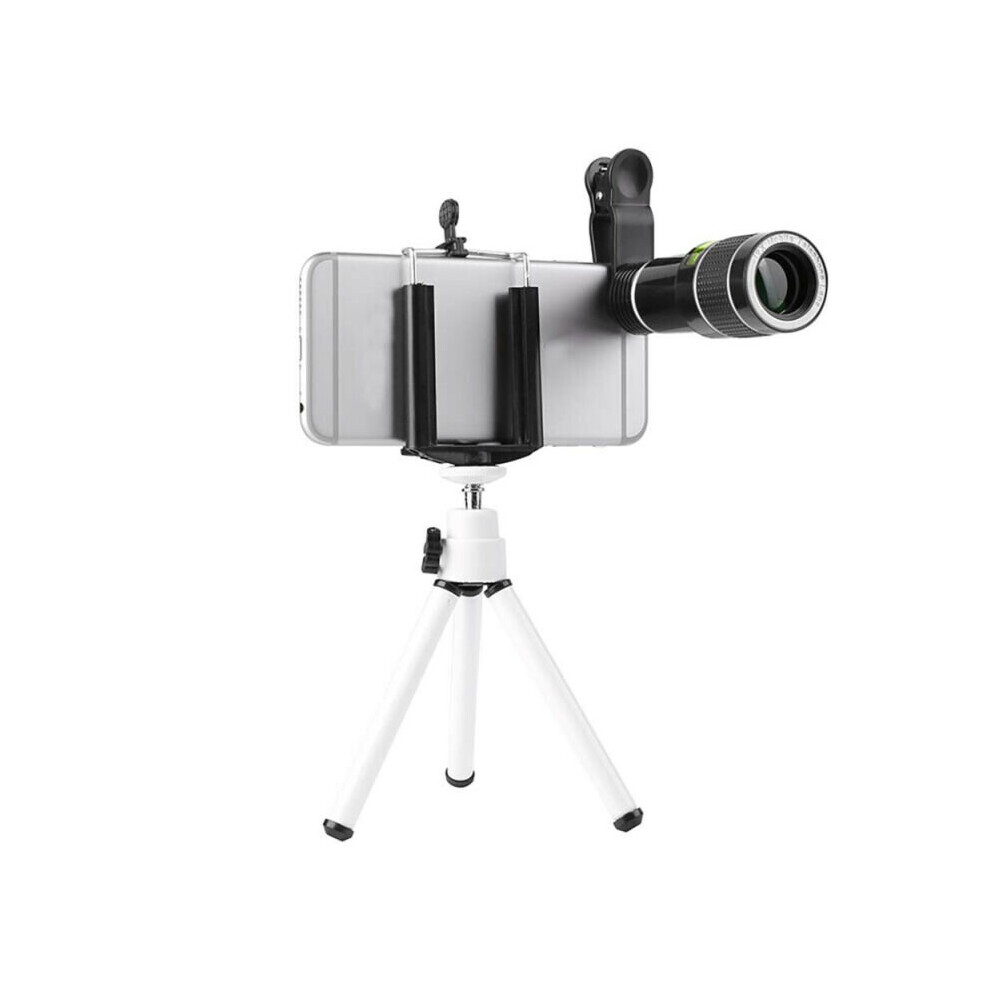Monocular Mobile Phone Hd 8/12/20X Telescope Zoom Clip On Camera Lens Telephoto 683546295477