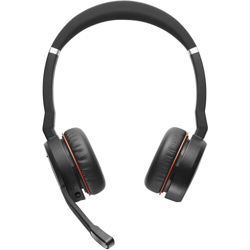 Jabra Jabra Evolve 75 Bluetooth Headset UC Bundle,Wall Adapter,USB Dongle 2