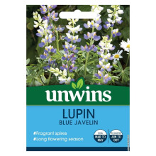Unwins Grow Your Own Three Tone Lupin Blue Javelin Flower Seeds