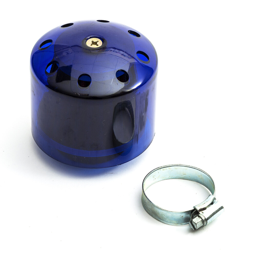 40Mm Pitbike Air Filter Performance Mushroom Straight & Cover Blue 5056499402820