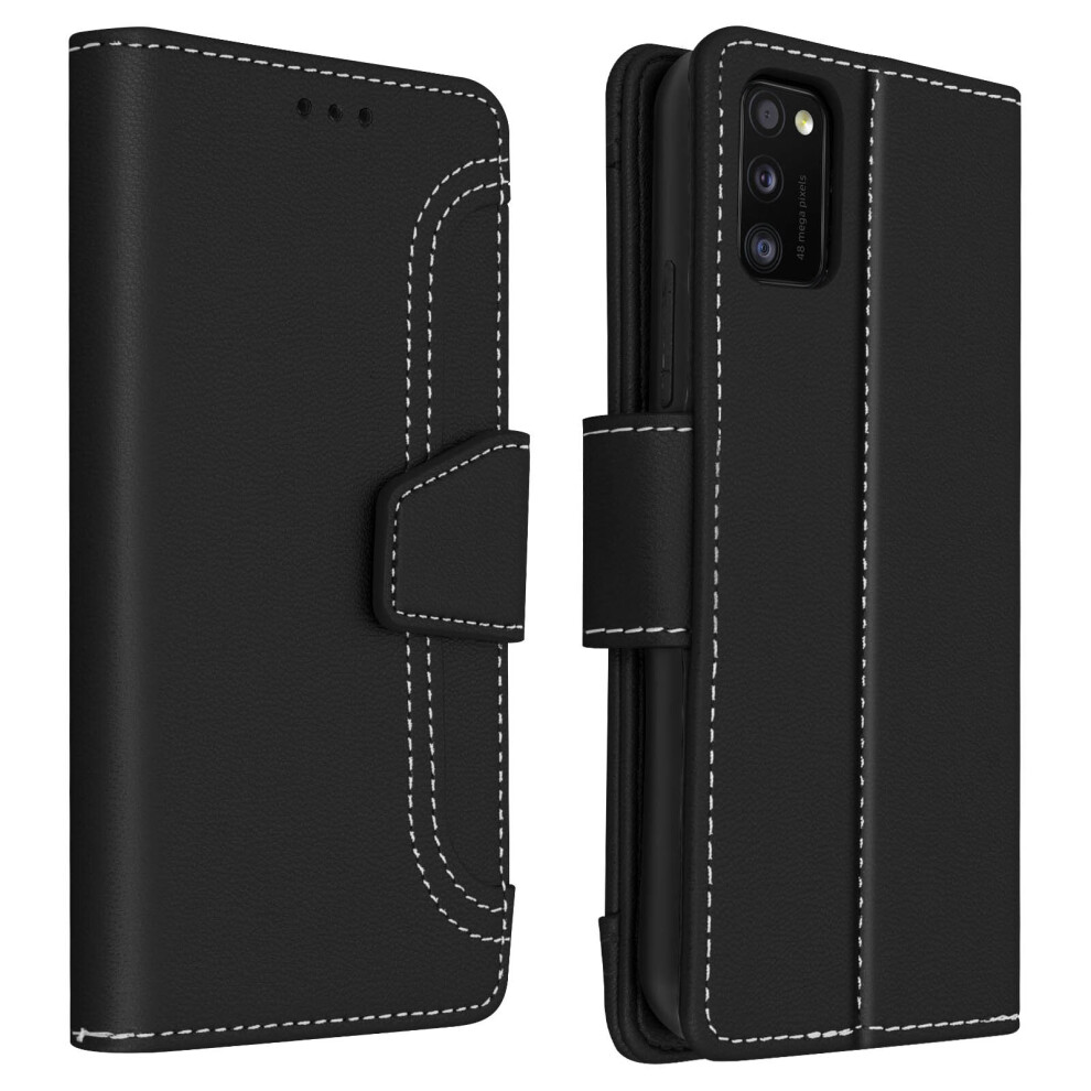 Case for the Samsung Galaxy A41 Full Double Window Video Holder black