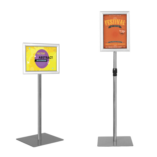 A4 Height-Adjustable Pedestal Poster Stand Portable Floor Sign on OnBuy