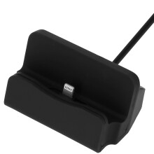 Base di ricarica Smartphone Ricarica e Sincro Lightning - Nero