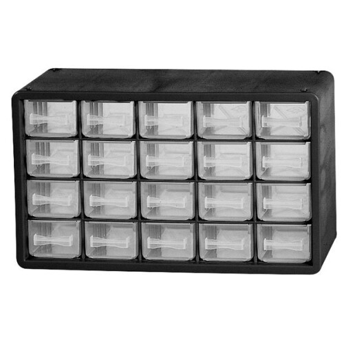 Raaco 126588 Plastic Storage Cabinet 20 Drawer 1