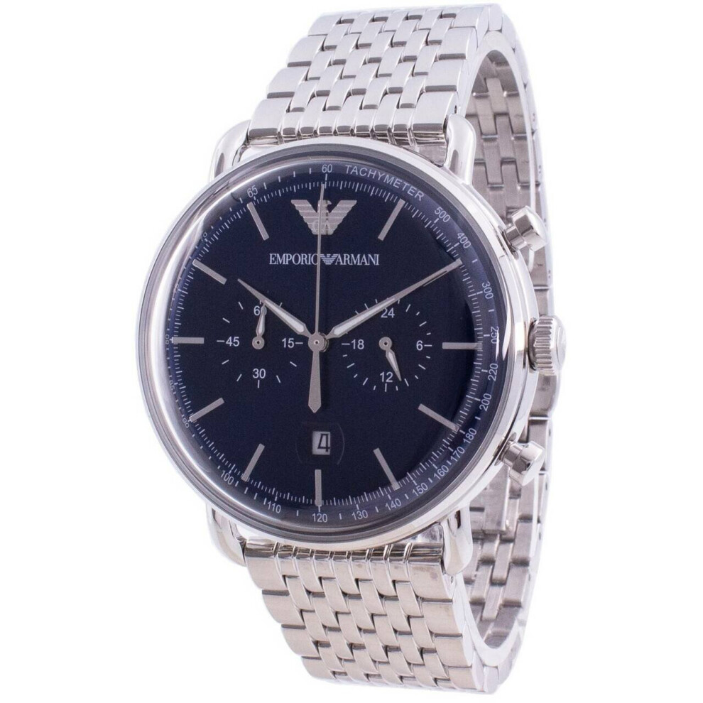 Armani Emporio Aviator Chronograph Quartz Ar11238 Men's Watch Multicoloured