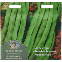 Mr Fothergills - Vegetable - Runner Bean Scarlet Emperor - 50 Seeds
