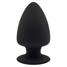 Silexd Sort Analprop Blød eller Hård 9cm