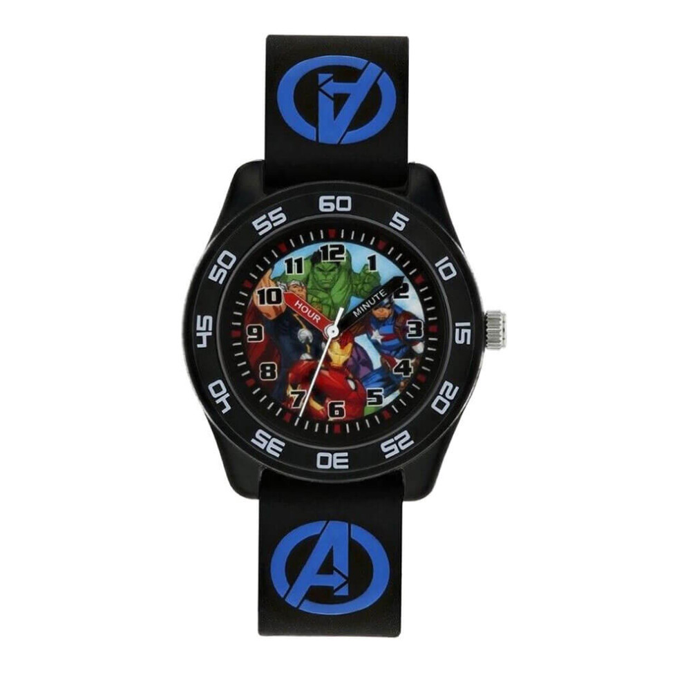 Marvel Avengers Black Analogue Watch