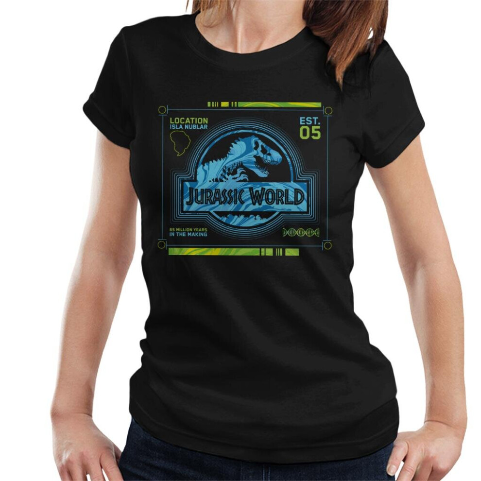 (2XL, Black) Jurassic Park 65 Million Years In The Making Women's T-Shirt