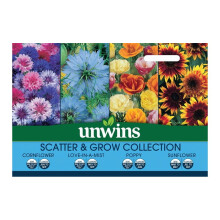 Unwins Grow Your Own Scatter & Grow Collection Mixed Flower Seeds