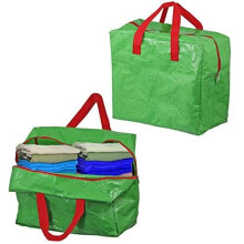 Large Clothes Shoes Wardrobe Organiser Bag (Pack of 2, Green, 50L)