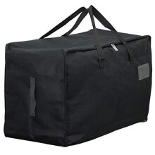 Extra Large Canvas Fabric Car Boot Trunk Travel Storage Bag (Black, 100L)