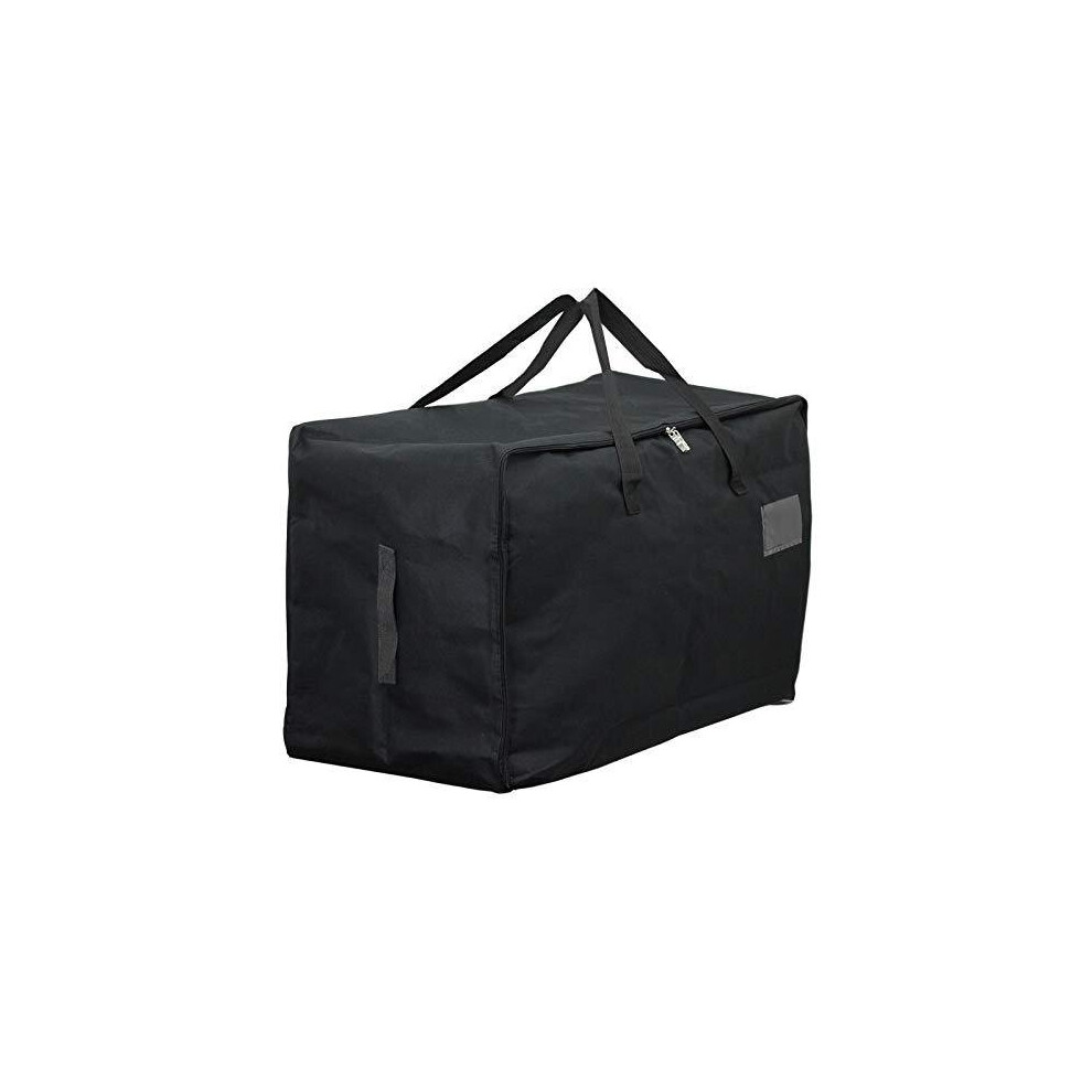 Extra Large Canvas Fabric Car Boot Trunk Travel Storage Bag (Black, 100L)