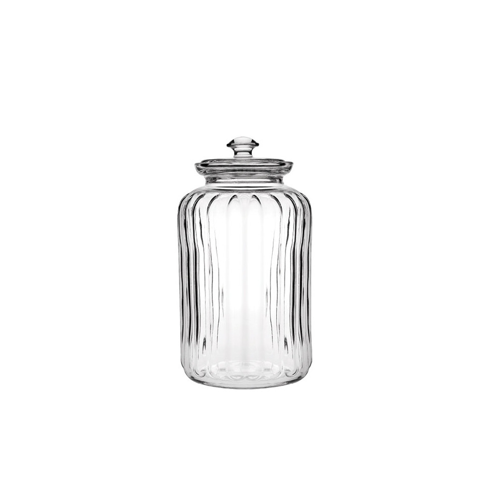 (2.5L) Airtight Lid Glass Storage Jar 0.9L/1.5L/2.5L