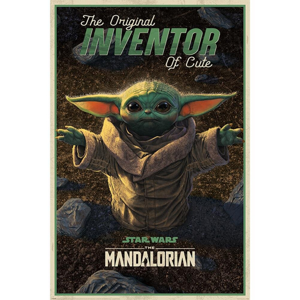 Star Wars The Mandalorian Poster Inventor of Cute 174