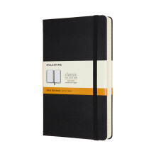 Quaderno - Moleskine - Nero Classico - 400 pagine - Copertina rigida - Tasca posteriore estensibile