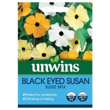Unwins Grow Your Own Black Eyed Susan Susie Mix Climbing Flower Seeds