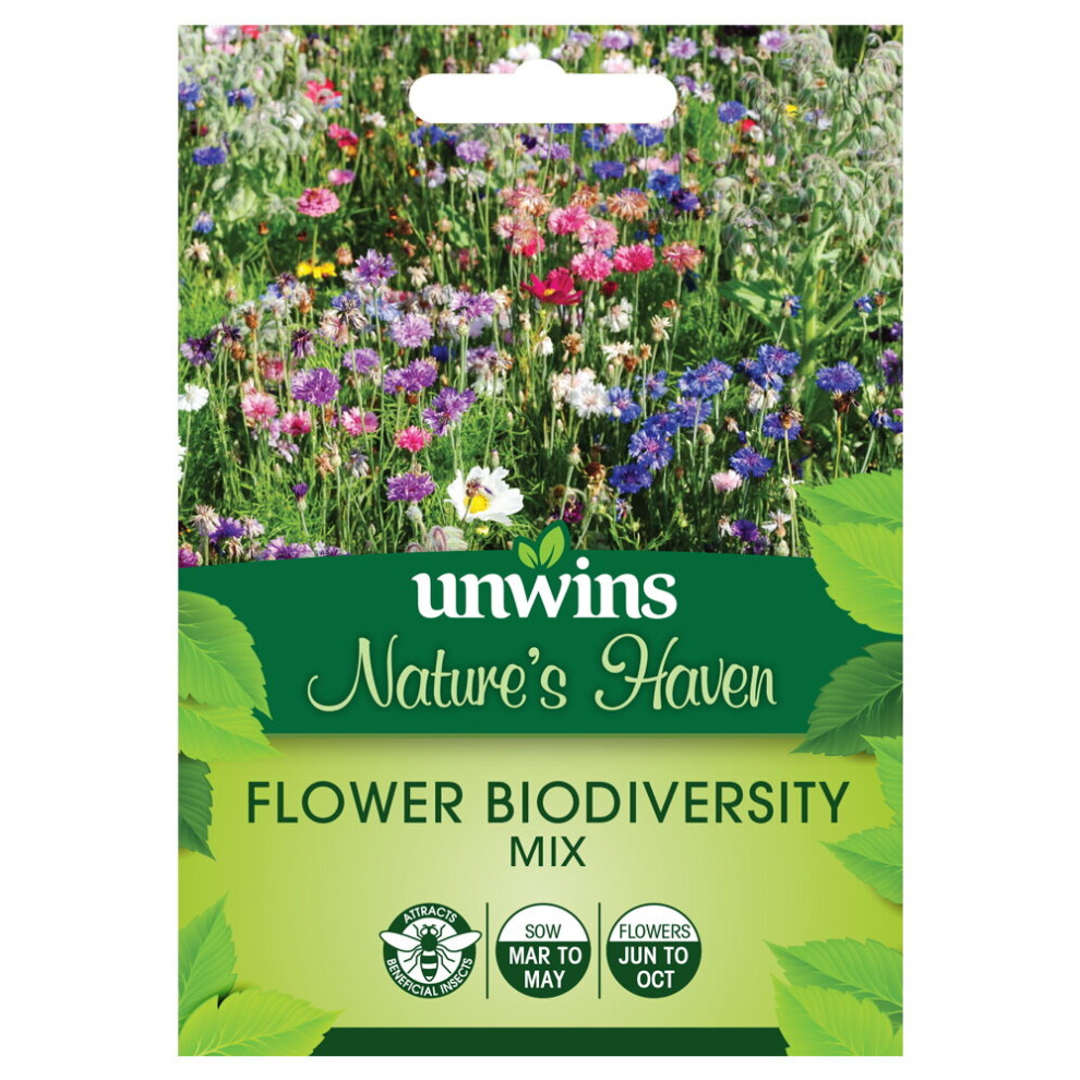 Unwins Grow Your Own Natures Haven Flower Biodiversity Mix Seeds