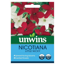 Unwins Grow Your Own Nicotiana Little Nicky Scented Flowers Seeds