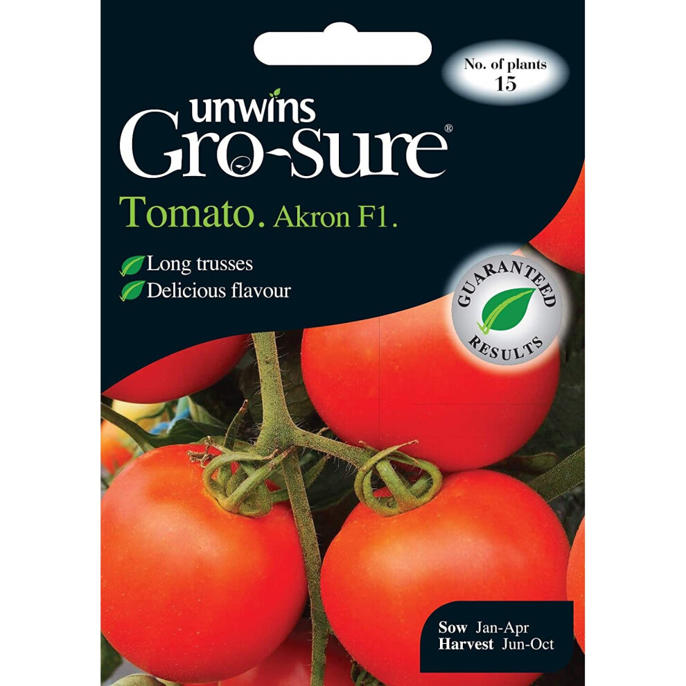 Unwins Vegetable Tomato (Round) Akron F1 Seeds