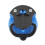 Diamond Knife Sharpener with Suction Pad - Safe One-Handed Pull-Through Sharpening for Knives, Serrated & Scissors (Blue) 3