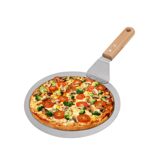 Pizza Peel Shovel Paddle Pancake Oven Baking Tools Wood Handle Aluminum 2