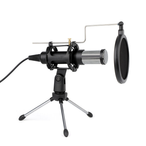 Condenser USB Microphone For Mac & Windows YouTube Skype Gaming Studio 1