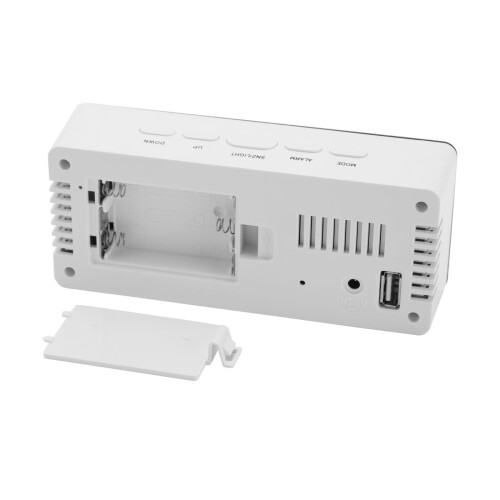 Mirror LED Alarm Clock Night Light Charging Thermometer Digital Clock 2