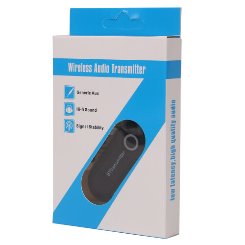 Stereo Sender Adapter USB Bluetooth Audio Transmitter For TV Speaker 2
