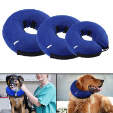 Hot Inflatable Dog Puppy Cat Pet Cone Collar Post Surgery Lampshade