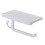 (White ) Mounted Toilet Roll Stand Paper Dispenser Bathroom 6