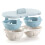(Nordic Blue) Eggs Poacher Cookware Cup Cooker 4