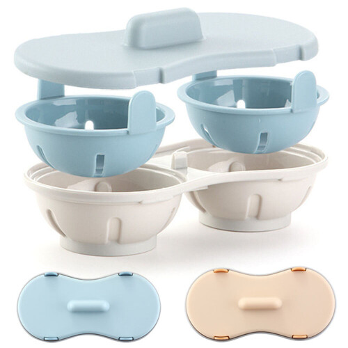 (Nordic Orange) Eggs Poacher Cookware Cup Cooker 2