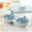 (Nordic Blue) Eggs Poacher Cookware Cup Cooker 6
