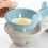 (Nordic Blue) Eggs Poacher Cookware Cup Cooker 11