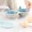 (Nordic Blue) Eggs Poacher Cookware Cup Cooker 7