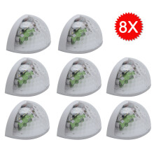 8 x LED SUPER BRIGHT SOLAR GARDEN LIGHTING