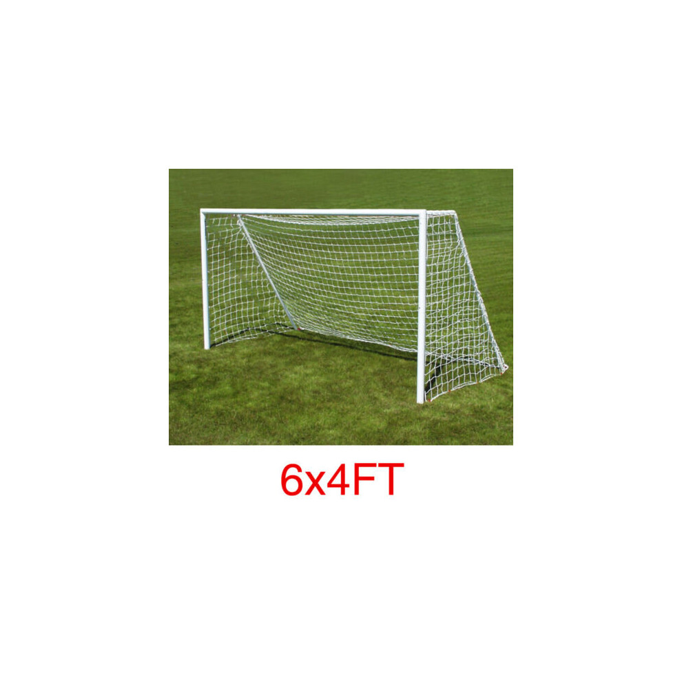 6x4ft Soccer Football Goal  Nets For Outdoor Sports White(Only Net)