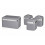 Swan Swan Kitchen Appliance Retro GREY Bread Bin & 3 Canisters Storage Containers Set 1